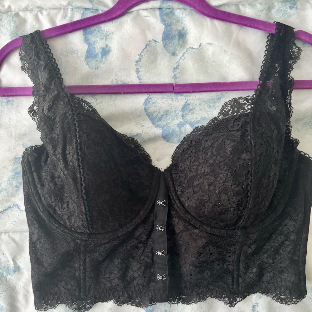 Elegant Black Lace Bralette